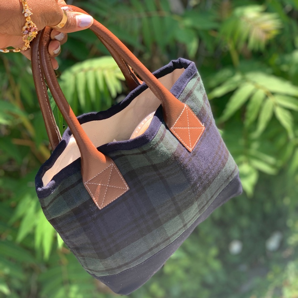 Vintage Plaid Mini Bag